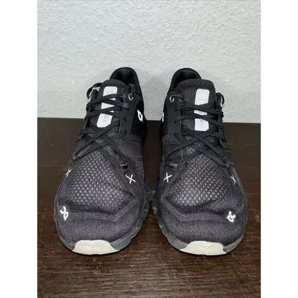 On Cloud X 3 60.98696 Black Silver Sneakers Shoes Womens Size 7 EUC - Picture 2 of 11